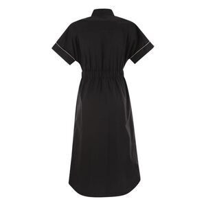 PESERICO Pescarico Shirt Dress with Elastic Waist Women BLACK Dresses